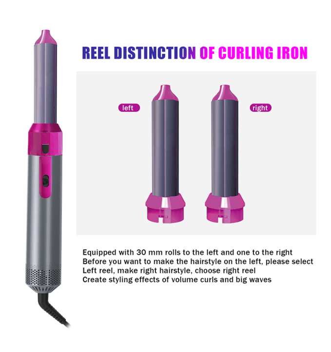 ๐ฅ 5-in-1 Hair Dryer Brush for Frizz-Free Styling at Home