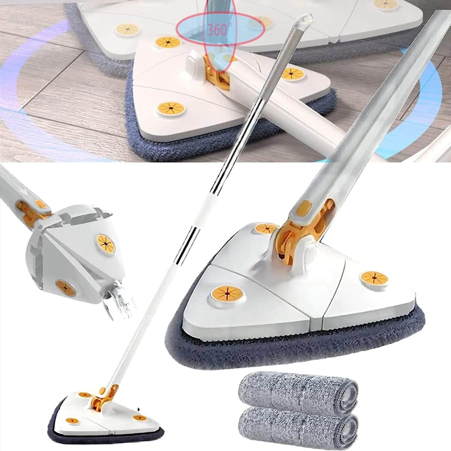 360° Rotating Adjustable Mop - Spin Mop UAE | Souk Al Habibi