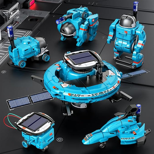 6-in-1 Solar Robot Toys - STEM Educational Kit UAE | Souk Al Habibi