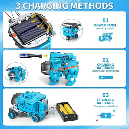 6-in-1 Solar Robot Toys - STEM Educational Kit UAE | Souk Al Habibi