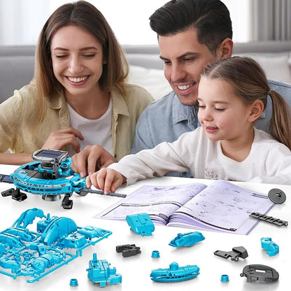 6-in-1 Solar Robot Toys - STEM Educational Kit UAE | Souk Al Habibi