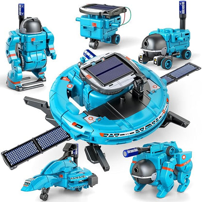6-in-1 Solar Robot Toys - STEM Educational Kit UAE | Souk Al Habibi