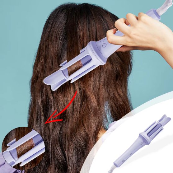 🔥 Easy Hair Curler Wand – Automatic Curling Stick for Quick Styling