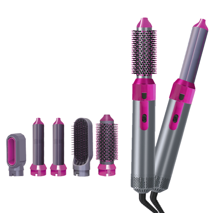 🔥 5-in-1 Hair Dryer Brush for Frizz-Free Styling at Home