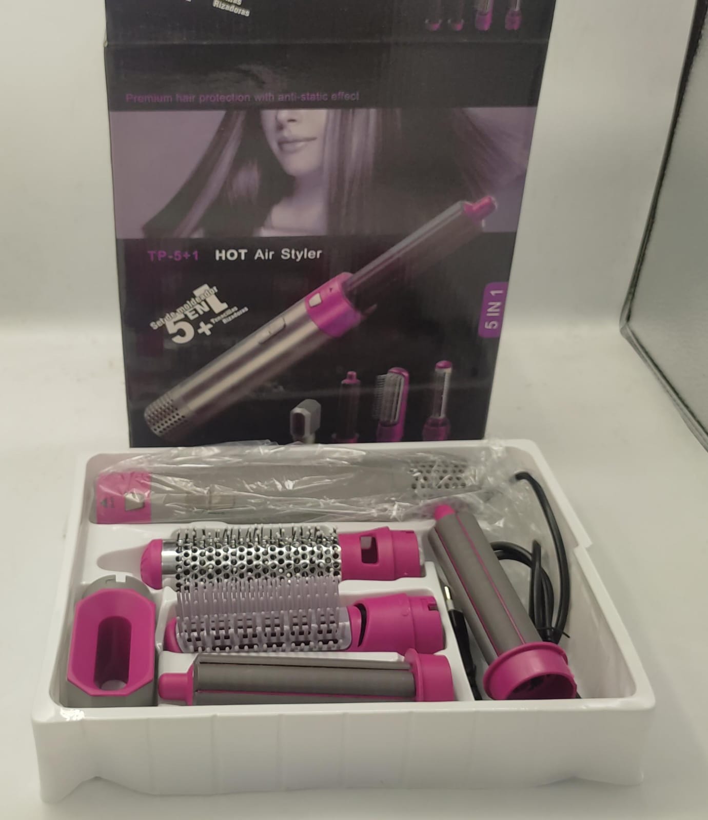 🔥 5-in-1 Hair Dryer Brush for Frizz-Free Styling at Home